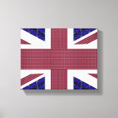 England-Flagge, Großbritannien-Flagge Leinwanddruck (Vorderseite)