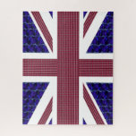 England-Flagge, Großbritannien-Flagge Puzzle<br><div class="desc">England Flag,  Großbritannien Flag Puzzle The Flag ist mit Bildern von Gemstones gemacht: Der blaue Hintergrund sind rechteckige blaue Saphire. Die roten Streifen sind rechteckige Rubien. Die Sterne sind Diamanten.</div>
