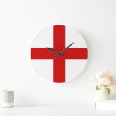 England-Flagge Große Wanduhr (Zuhause)