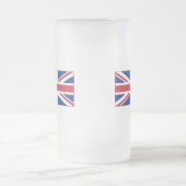England-FLAGGE International Mattglas Bierglas (Mittel)