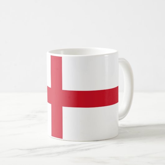 England-Flagge Kaffeetasse (VorderseiteRechts)