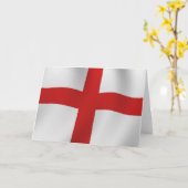England-Flagge Karte (Gelbe Blume)