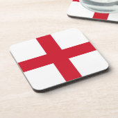 England Flagge Küste Getränkeuntersetzer (Linke Seite)