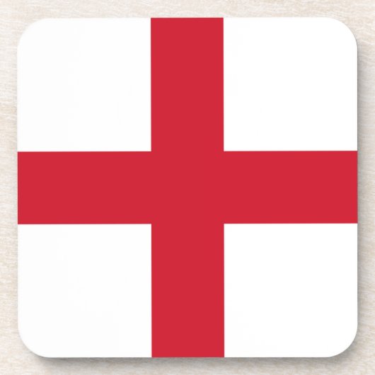 England Flagge Küste Getränkeuntersetzer (Vorderseite)