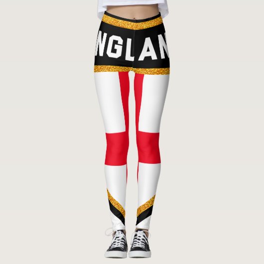 England-Flagge Leggings (Vorderseite)