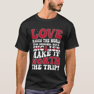 England-Flagge Männer & Frauen Cute Til Englisch T-Shirt