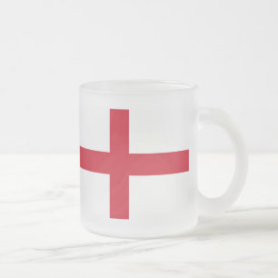 England-Flagge Mattglastasse