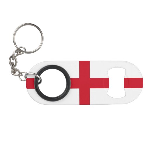 England-Flagge Mini Flaschenöffner (Vorderseite (Horizontal))