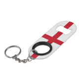 England-Flagge Mini Flaschenöffner (Vorderseite Schrägansicht)