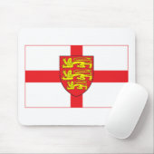England-Flagge mit Wappen Mousepad (Mit Mouse)