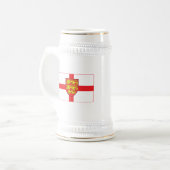 England-Flagge mit Wappen Tasse (Vorderseite Links)