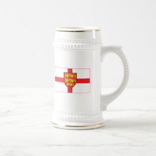 England-Flagge mit Wappen Tasse