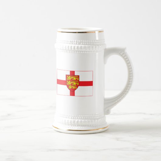 England-Flagge mit Wappen Tasse (Rechts)