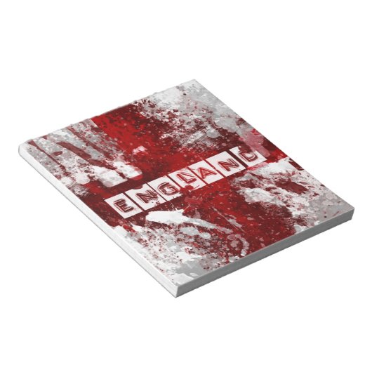 England-Flagge Notizblock (angewinkelt)