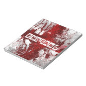 England-Flagge Notizblock (Rotiert)