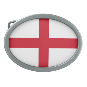 England-Flagge Ovale Gürtelschnalle