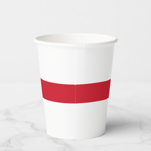 England-Flagge Pappbecher (Rechts)