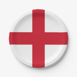 England-Flagge Pappteller