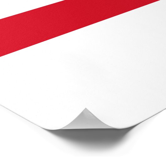 England-Flagge Poster (Ecke)