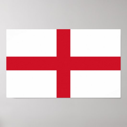 England-Flagge Poster (Vorne)