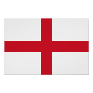 England-Flagge Poster
