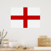 England-Flagge Poster (Küche)