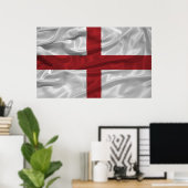England-Flagge Poster (Heimbüro)