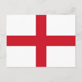 England-Flagge Postkarte (Vorderseite)