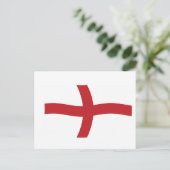 England-Flagge Postkarte (Stehend Vorderseite)