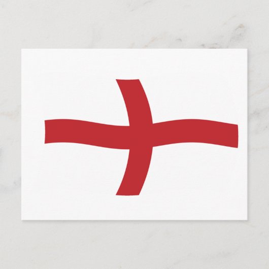 England-Flagge Postkarte (Vorderseite)