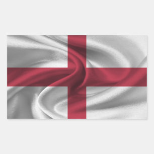 England-Flagge Rechteckiger Aufkleber