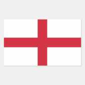 England-Flagge Rechteckiger Aufkleber (Vorderseite)