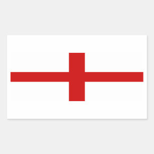 England-Flagge Rechteckiger Aufkleber