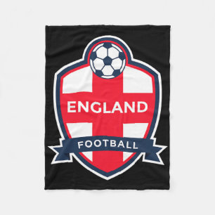 England-Flagge Retro-Fußball-Trikot englischer Fuß Fleecedecke