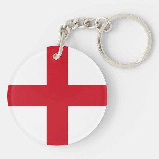 England-Flagge Schlüsselanhänger (Rückseite)
