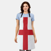England-Flagge Schürze (Getragen)