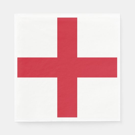 England-Flagge Serviette (Vorderseite)