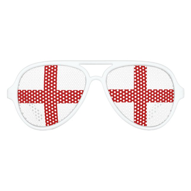 England-Flagge Sonnenbrille (Vorderseite)