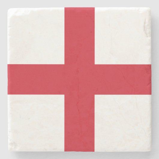 England-Flagge Steinuntersetzer (Vorderseite)