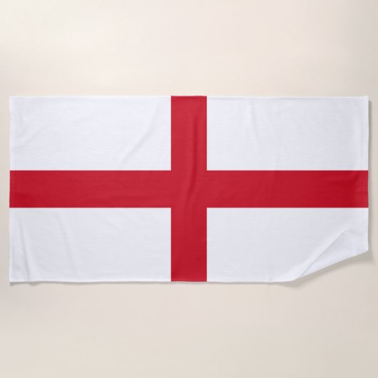 England-Flagge Strandtuch (Vorderseite)