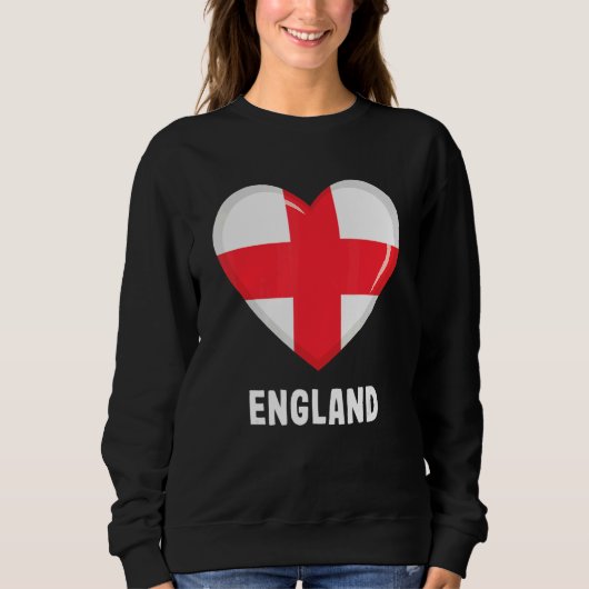 England-Flagge Sweatshirt (Vorderseite)