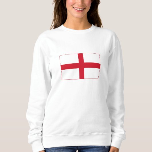England-Flagge Sweatshirt (Vorderseite)