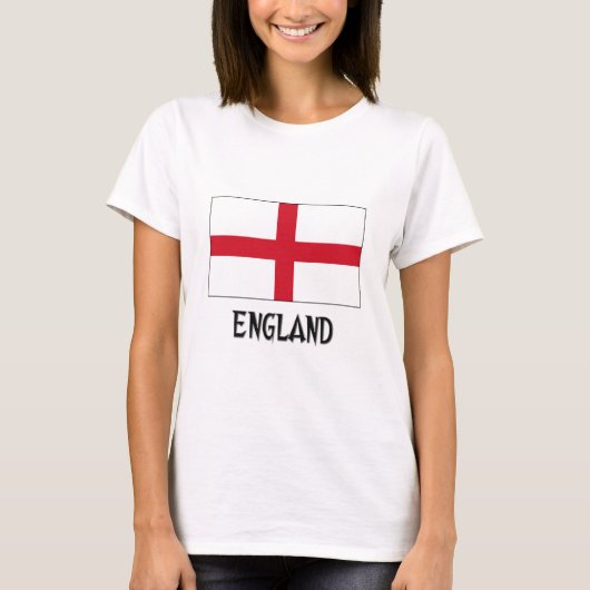 England-Flagge T-Shirt (Vorderseite)