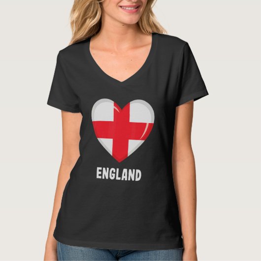 England-Flagge T-Shirt (Vorderseite)