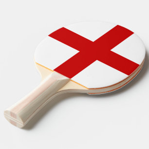 England-Flagge Tischtennis Schläger