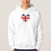 England Flagge / Union Jack Hoodie (Vorderseite)