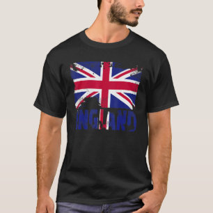 England-Flagge Vintag erschüttert Großbritannien G T-Shirt