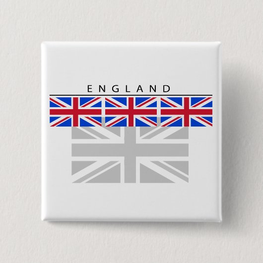 England-Flaggen-Knopf Button (Vorderseite)