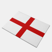 England-Flaggen-Knopf Fußmatte (Schrägansicht)