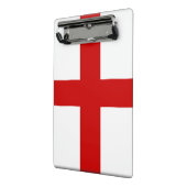 England-Flaggen-Knopf Mini Klemmbrett (Gewinkelt2)